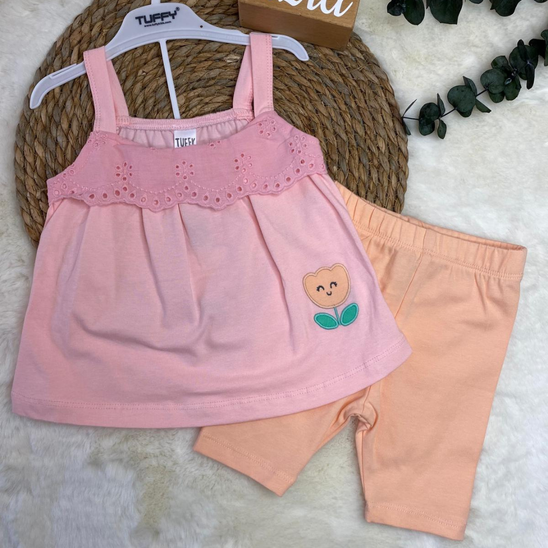 Askılı Açık Pembe Tayıtlı Takım