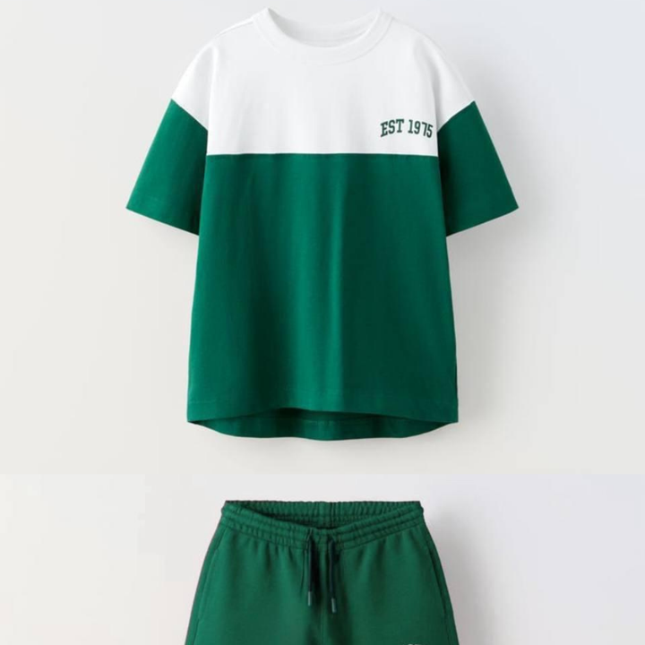 Zara Model EST 1975 Yeşil Takım