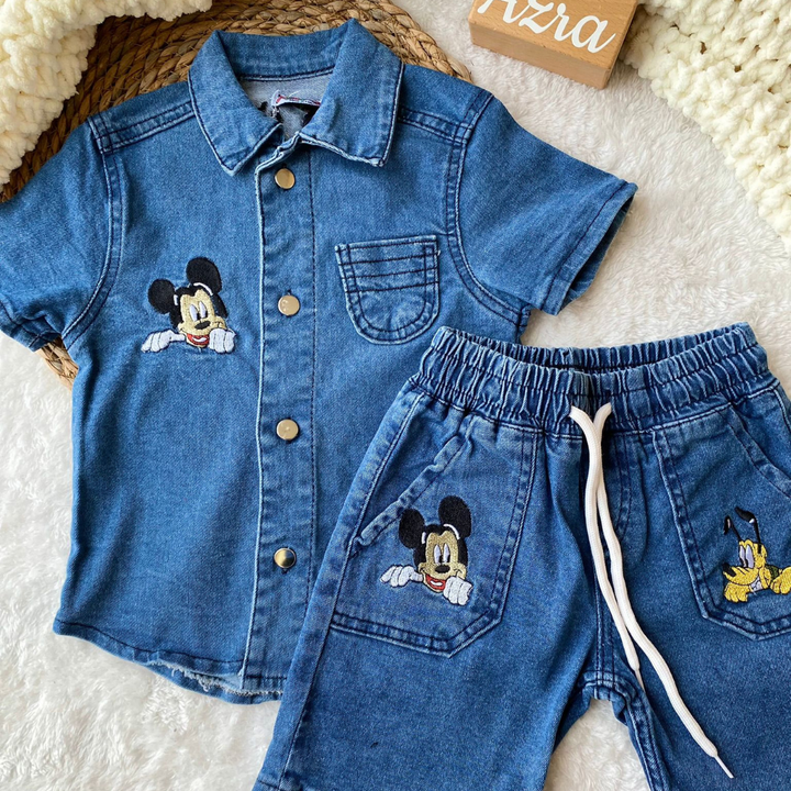 Mickey Mouse Kot Erkek Takım