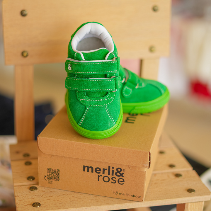 Merli & Rose Yeşil Cırt Cırtlı Bebek Spor Ayakkabı