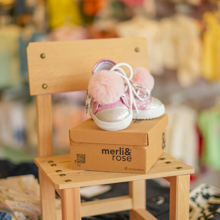 Merli&Rose Pembe Eğlenceli Spor Ayakkabı