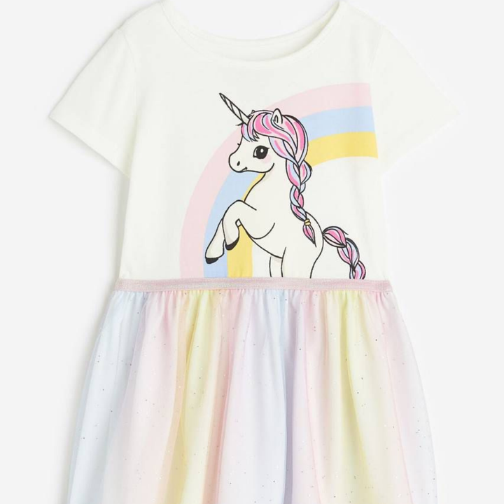 Unicorn Tütülü Elbise