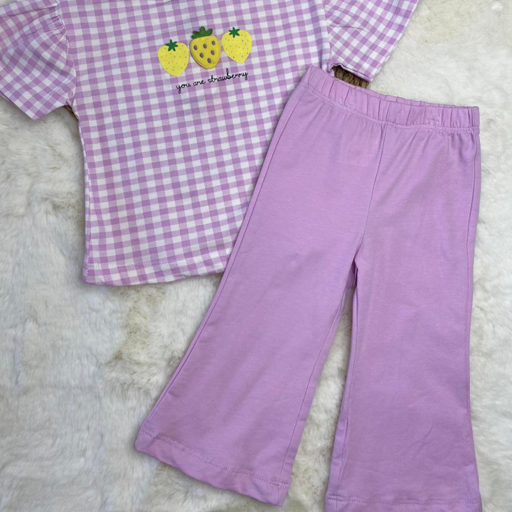 Kız Bebek Lila Tayıtlı Takım